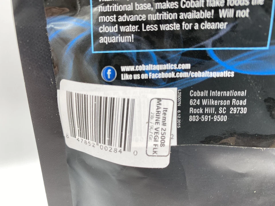 Escamas VEGI con probitóicos para peces de arrecife de todo tipo 32 oz. Bolsa resellable Foto 3 de 4