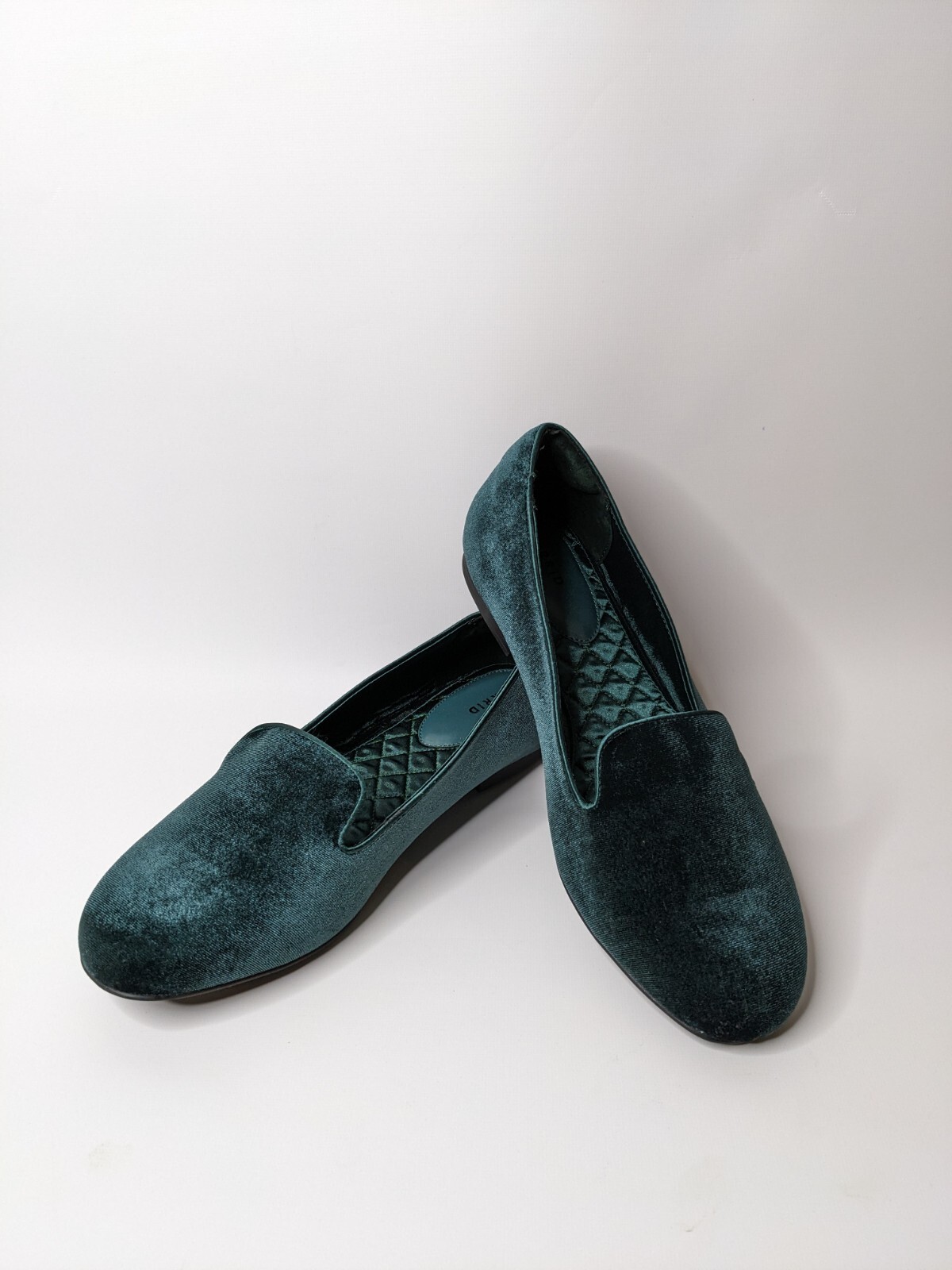 Torrid Women's Green Velvet Loafers Flats Size 12WW eBay