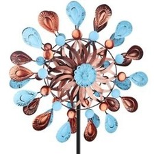 Metal Outdoor Wind Spinner 17.3 Diameter with...