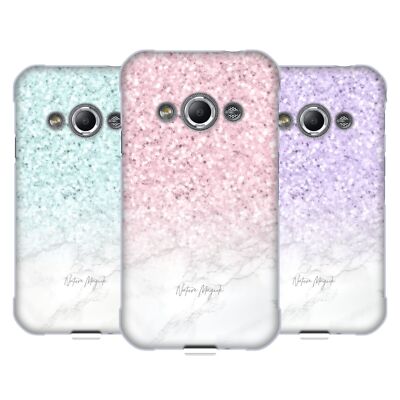 OFFICIAL NATURE MAGICK PASTEL GLITTER MARBLE SOFT GEL CASE FOR SAMSUNG PHONES 4