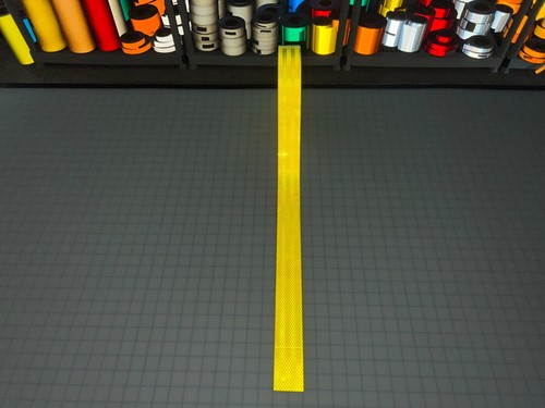 2" Fluorescent Lime Reflective Tape 3M 3930 HIP Air Backed Micro Prismatic Safe - Picture 3 of 9