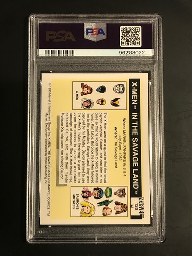 1990 Marvel Universe PSA Graded Cards Impel - Pick - Picture 165 of 219