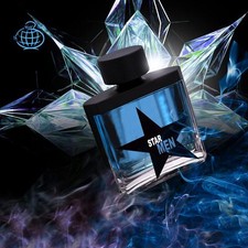 Star Men 3.4 Oz 100ml EDP Spray by Fragrance World   Brand New in Box