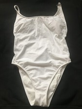 NWT-Victoria s Secret Pink One Piece Bathing -Swimsuit-Size-S/P - Color-White .