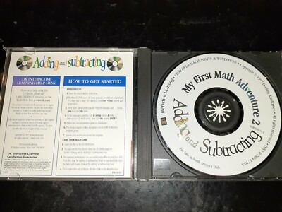 My First Math Adventure Adding and Subtracting (PC, 1997) | eBay
