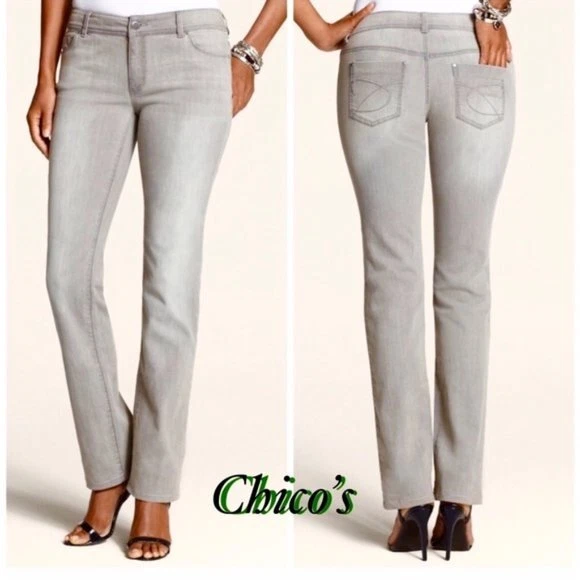 Chico's platinum jeans size 2 sales