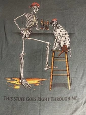 Vintage 90s Sea Dog T Shirt XL Dalmatian Dog Funny Nostalgia Pirate Beer Gift