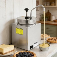 4L Cheese Sauce Warmer Dispenser Electric Cheese Sauce Warmer Dispenser w/Pump