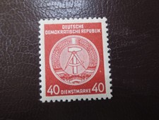 DDR Dienst MiNr 33y XI  postfrisch gepr&uuml;ft BPP
