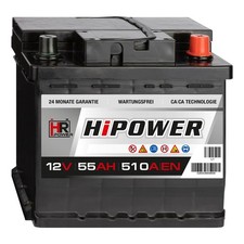 HR 55Ah HiPower Autobatterie 12V 510A/EN 554400053