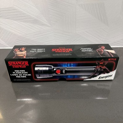 Netflix Stranger Things Energizer Squawk Retro LED Flashlight with UV Mode WSQK
