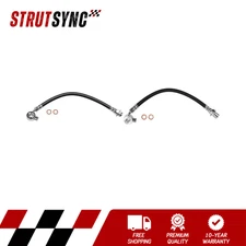For 1971 1972 Chevrolet G10 Van 5.0L Sunsong Brake Hose Line Front Kit 2x