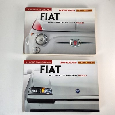 Set 2x Volumi Fiat Tutti I Modelli Del Novecento Editoriale Domus