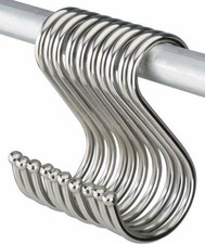 10 Heavy Duty Pack S Hooks Stainless Steel S Hooks for Hanging pots Pans Plants