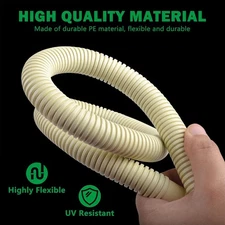20Ft AC Drain Hose for Mini Split Air Conditioner & Heat Pump System, 5/8" I.D
