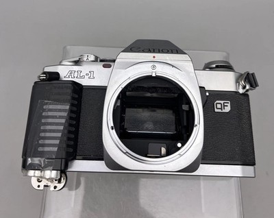 Vintage Canon AL-1 QF 35mm SLR Film Camera Body & Case AS IS Parts