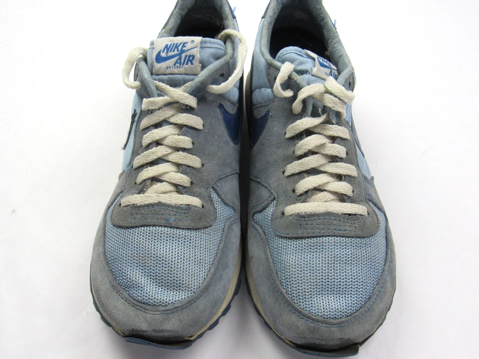Vtg 1984 Nike Air Odyssey Running Shoes Sz 7.5 USA Made Block 80s Blue Track 70s - Image 3 of 4