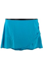 Jantzen Ruched Faux Wrap Swim Overskirt Cascade Teal