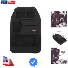 Stow 'n Go Car Back Seat Organizer for Kids, Kick Mat Back Seat Protector, wi...