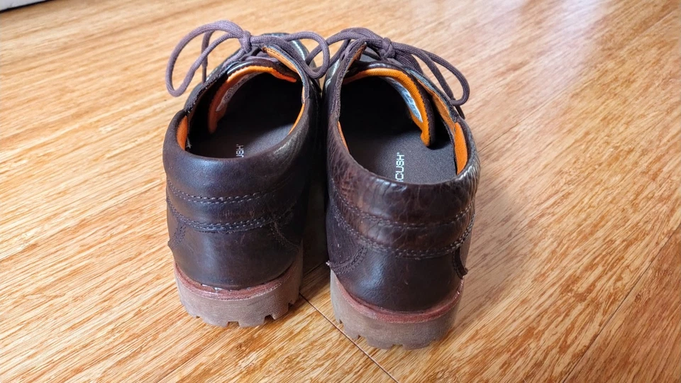 Mens Timberland Jacksons Landing Moc Toe Oxford A2KFF Brown Leather Shoes - Image 4 of 4