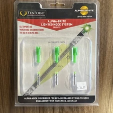 Ten Point Crossbow Alpha-Brite Lighted Nock System Green - HEA-358.3