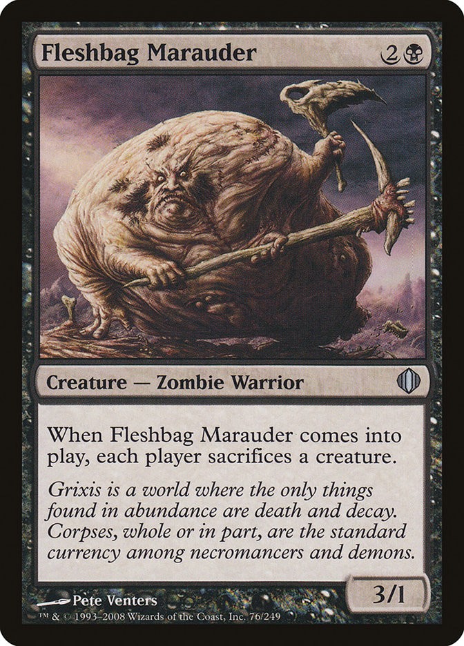 MTG Magic the Gathering Fleshbag Marauder (76/260) Shards of Alara LP