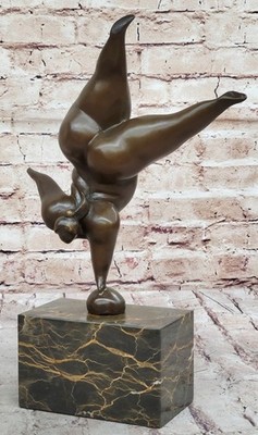 MILO Abstrakte Nackte Frau Bronzeskulptur Statue Figurine MODERN DECO Kunstwerk