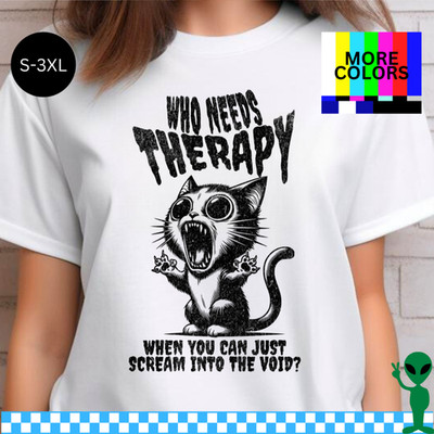 Scream Into the Void Shirt S-3XL Unisex Short-Sleeve