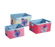 Trolls World Tour 3 Pack Storage Set