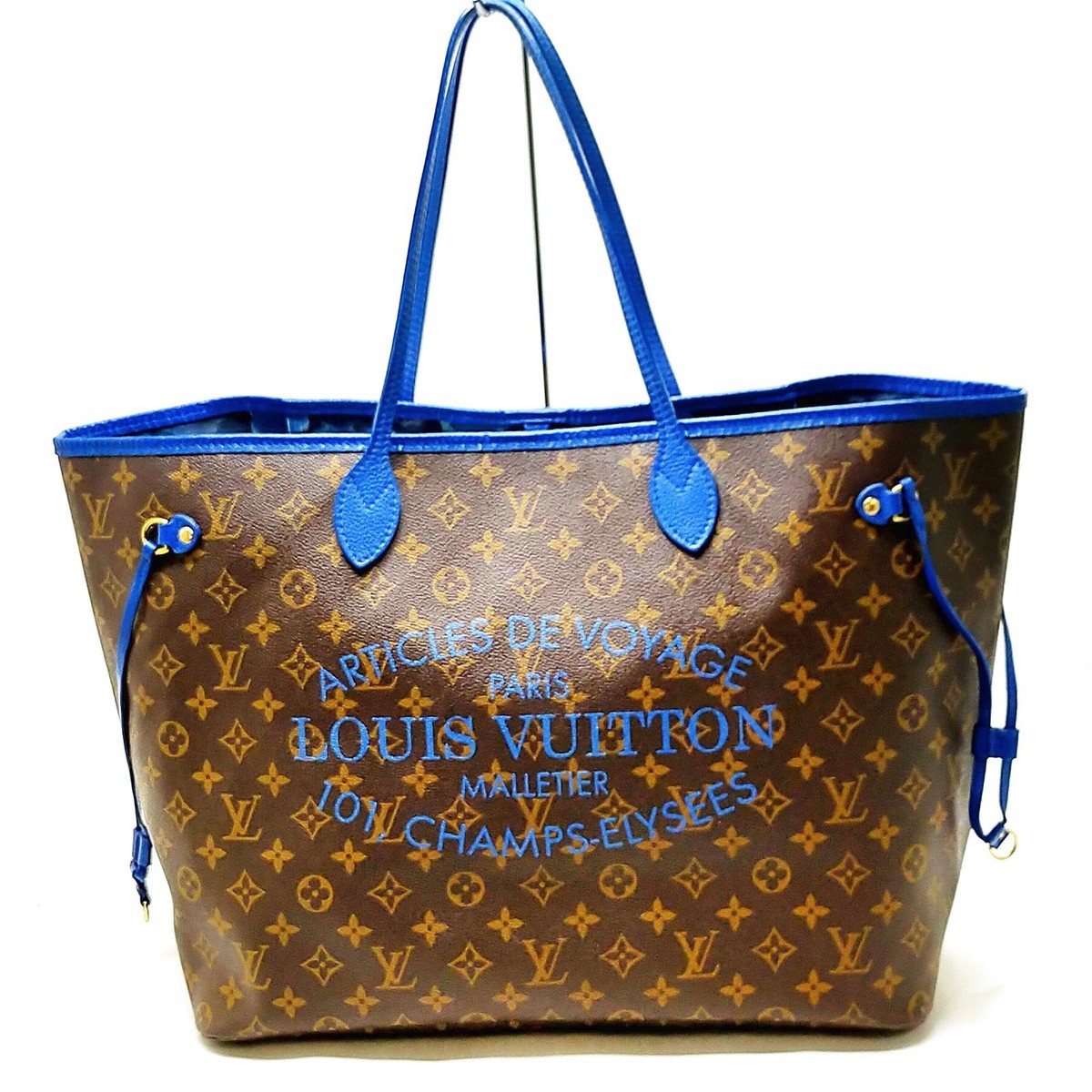 Louis Vuitton LV Tote Bag M40875 Neverfull GM Ikat Flower Brown