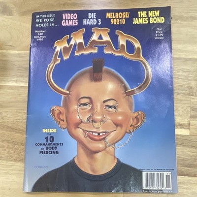 Mad Magazine Issue 340 Oct-Nov 1995 Video Games Die Hard 3 James Bond