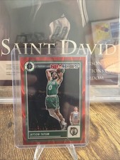 2023-24 Panini Nba Hoops Premium Stock - Jayson Tatum #265 Red Seismic /199🔥
