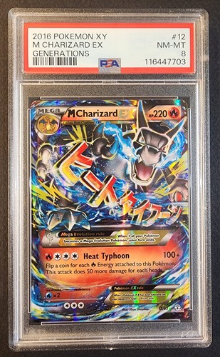M Charizard-EX graded PSA 8 for sale on eBay