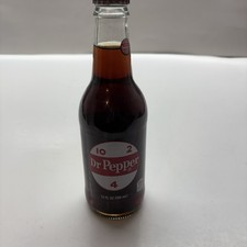 Vintage Dr. Pepper 12oz Cola Bottle Real Sugar Retro Look