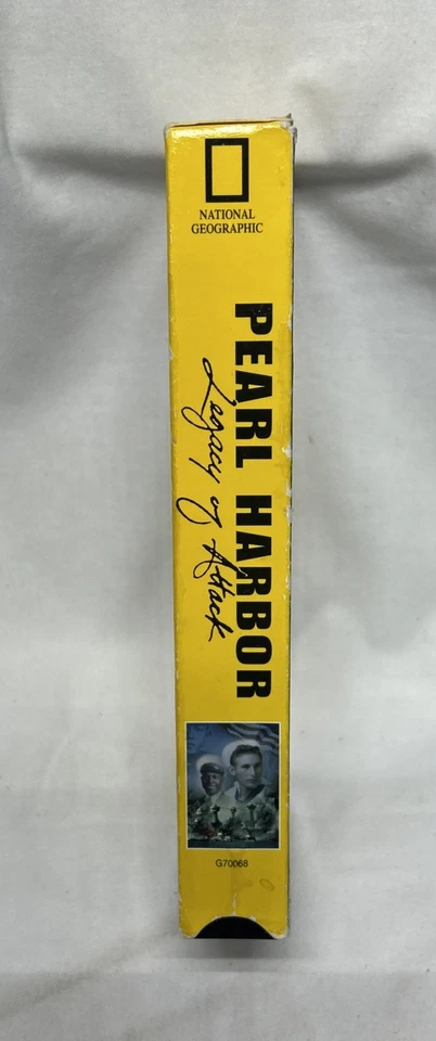 National Geographic: PEARL HARBOR- LEGACY OF ATTACK (vhs) Tom Brokaw. Rare - Image 4 of 4