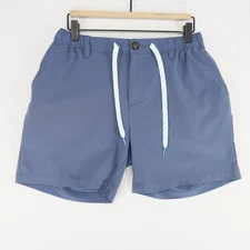 Chubbies Everywear Shorts Mens Large Blue 6 Inch Inseam Elastic Waist Casual