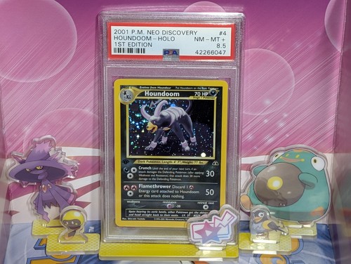 Houndoom (1st Edition) graded PSA 8.5 for sale on eBay