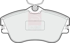 Brake Pads Set Front PD3474 Apec Blue 701615115C 701698151D 701698151E Quality