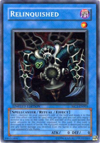 Relinquished MC1-EN003 Master Collection Volume 1 Secret Rare