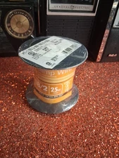 Southwire 56176325 25 ft. 18/2 Silver Stranded CU SPT-1 Lamp Wire