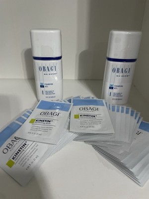 OBAGI x  2 Foaming Gel  4 Oz  + Obagi 40x 2 ml ( 80 Ml ) Rejuvenating Serum