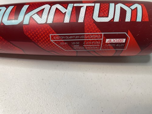Easton Quantum Baseball Bat - 28 Inch / 18 oz - EUT4QUAN10 Drop 10 ALX100 EUC - Picture 3 of 7