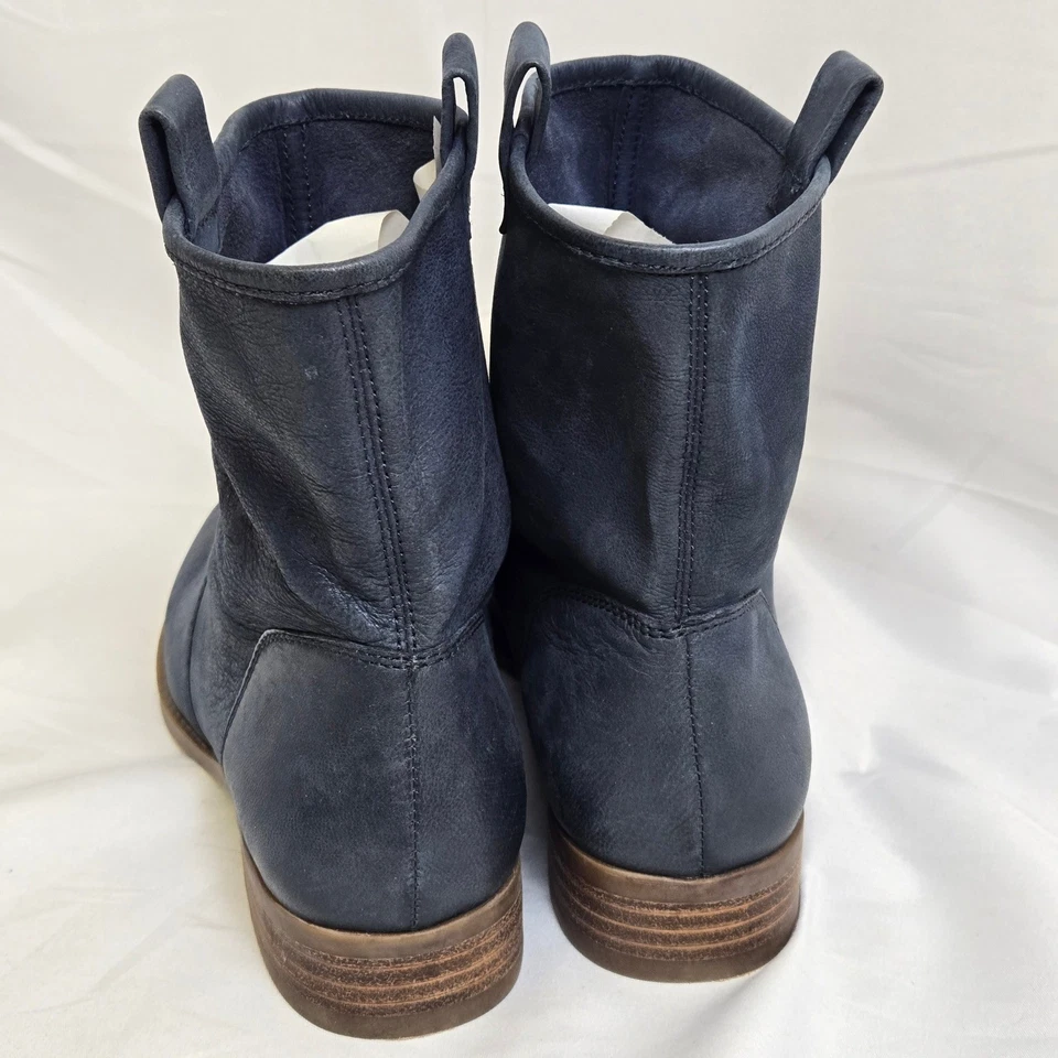 Botines de cuero Sole Society Natasha, azules, para mujer talla 8 Foto 3 de 4