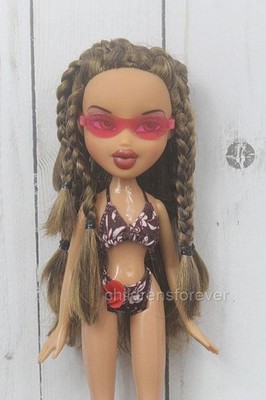 Bratz Sun Kissed Summer Yasmin Doll W Bikini Surf Board