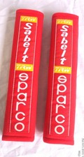 Vintage Sparco Car Seat Belt Protectors Made In Italy Excellent Condition