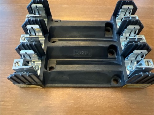 🔥Buss H60030-3CR 3 Pole Fuse Holder, 30A 600V, Used, Free shipping 🇺🇸