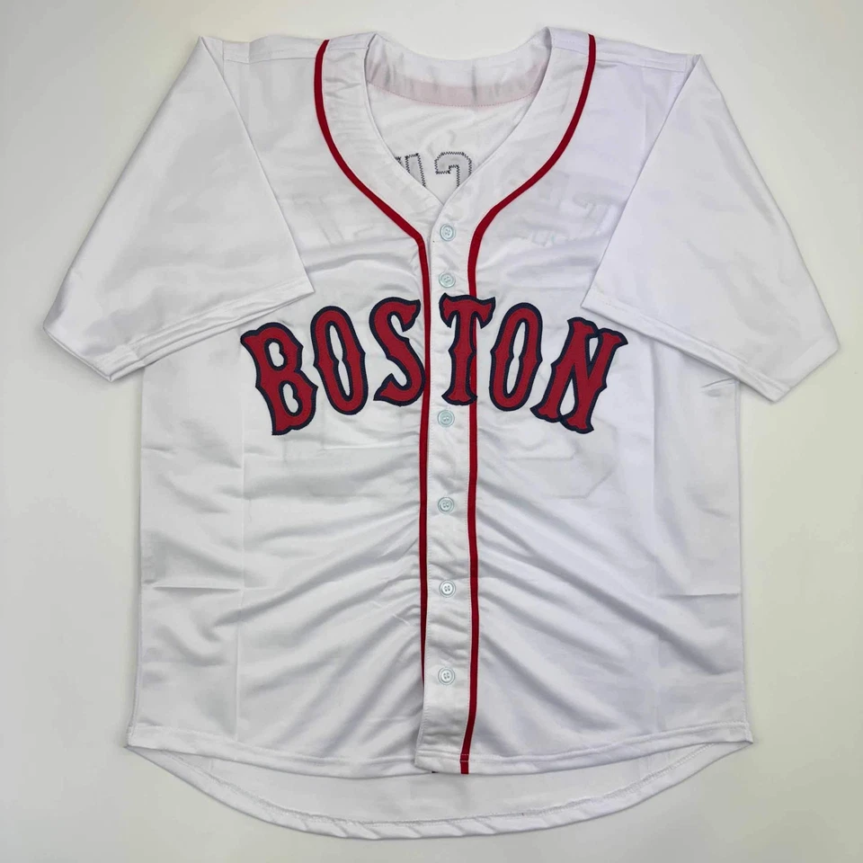 Autographed/Signed Garrett Crochet Boston White Baseball Jersey JSA COA - Image 4 of 4