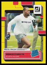 2022 Donruss Arnold Ebiketie #366 FOOTBALL CARD Rookie Atlanta Falcons RC. rookie card picture