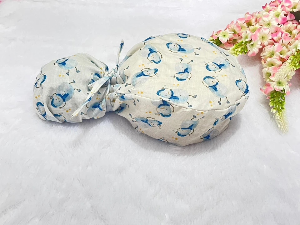 Hats For Women, Beautiful Ponytail Scrub Cap: Satin Lined Surgical Hat. - Image 2 of 4