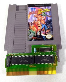 Ikari III (3) The Rescue Nintendo NES Cartridge Tested & WORKS See Screenshots!